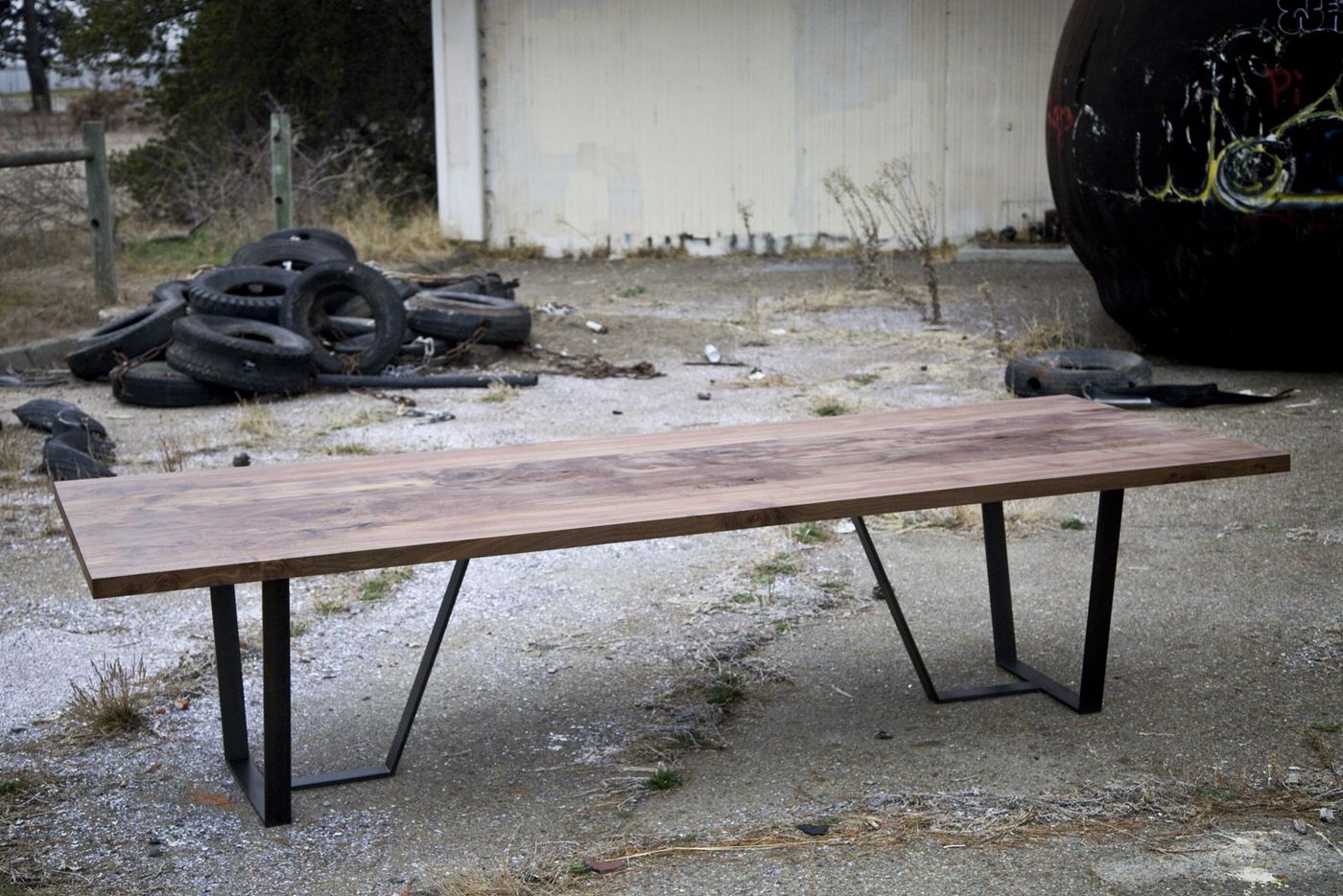 Conference table on location by Original Timber Co.