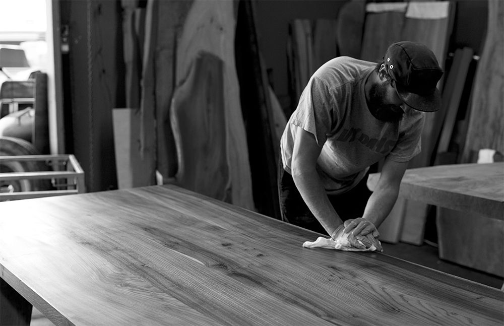 Hand finishing by Original Timber Co.