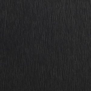 Black metal finish